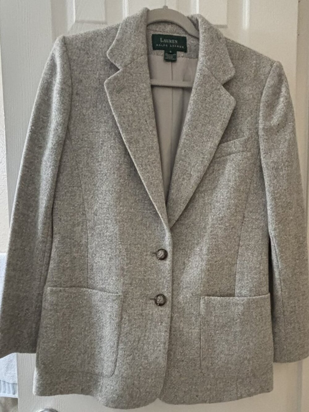 Ralph Lauren textured coat